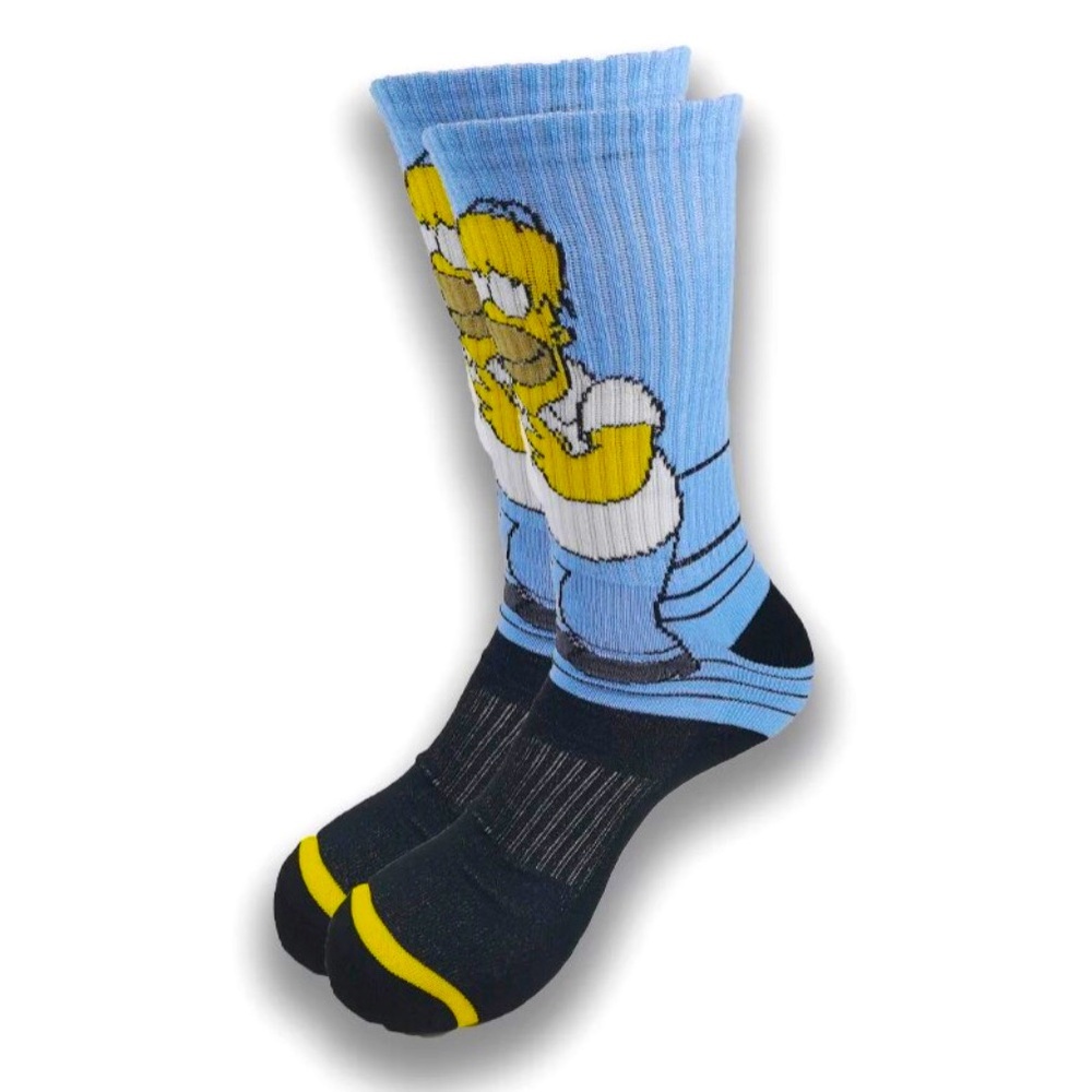The Simpsons Homer Simpson crew socks